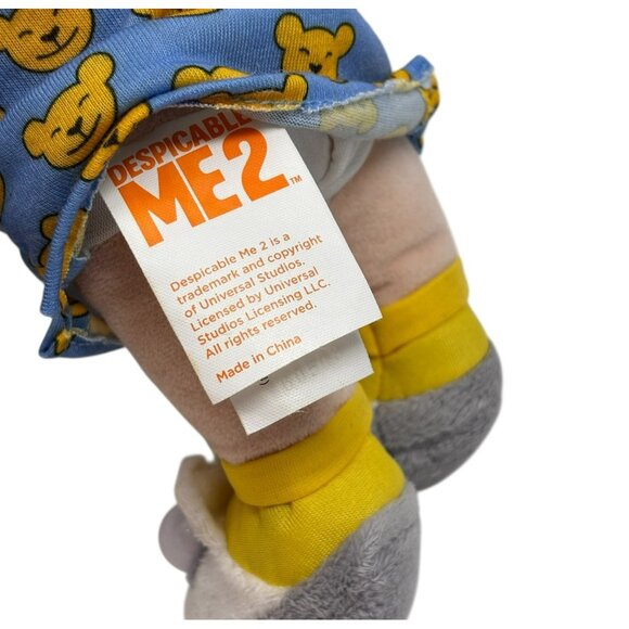 DESPICABLE ME 2 Bedtime Agnes Thinkway Light Up Slippers Plush Doll EUC - Picture 7 of 7